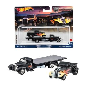 1/64 Hot Wheels Collector Vehicle Collection Transporter Speed Waze Speed Waze.33 Willys